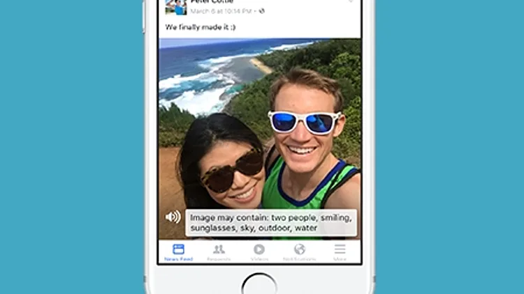 פייסבוק מונגשת לעיוורים