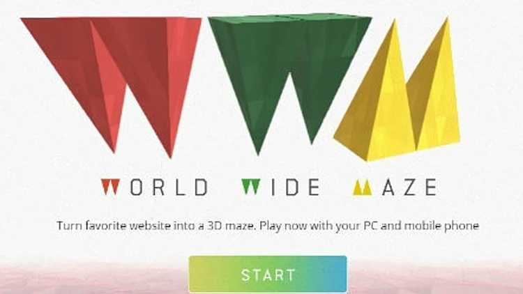 World Wide Maze - Chrome Experiment
