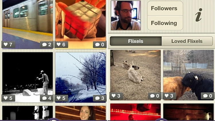 Flixel אפליקציה לשיתוף תמונות סטילס משולבות וידאו לאייפון