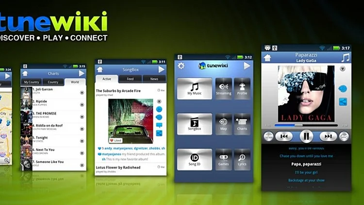 אפליקציה לאנדרואיד TuneWiki