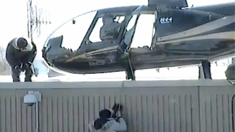 בריחה נועזת במסוק