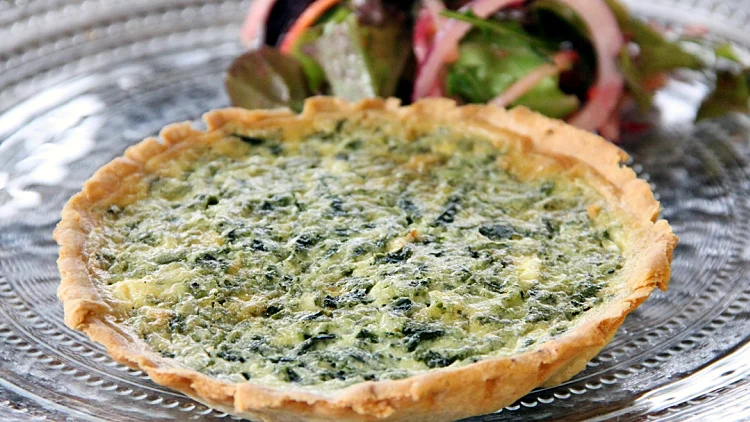 קיש תרד של מסעדת לחם יין