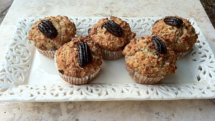 מאפינס בננה ופקאן סיני - מתכון למתחם עולם היין