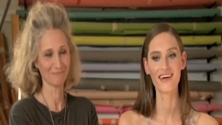 ענת בירן ובתה הדוגמנית נועם פרוסט