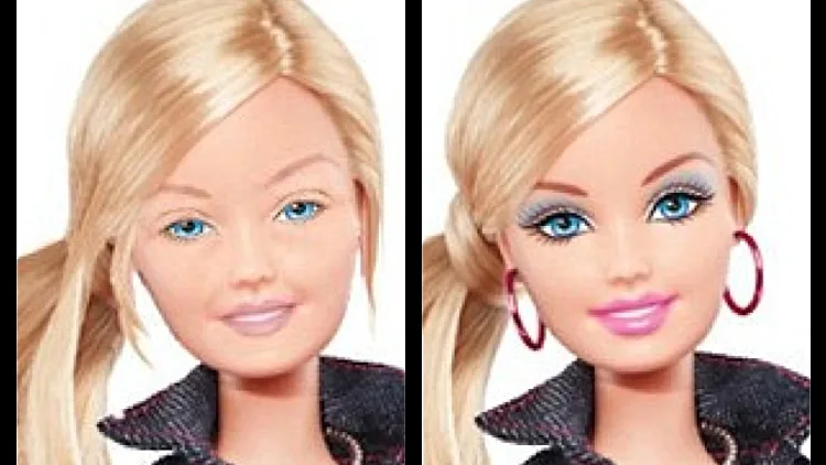 ברבי ללא איפור