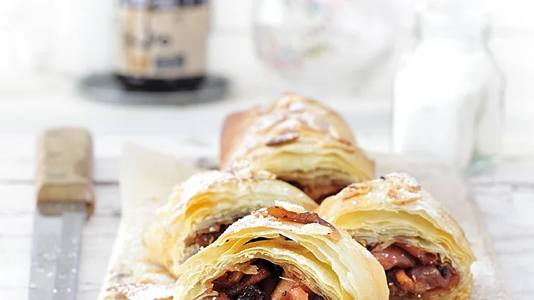 גלילות פילו תפוחים עם סילאן