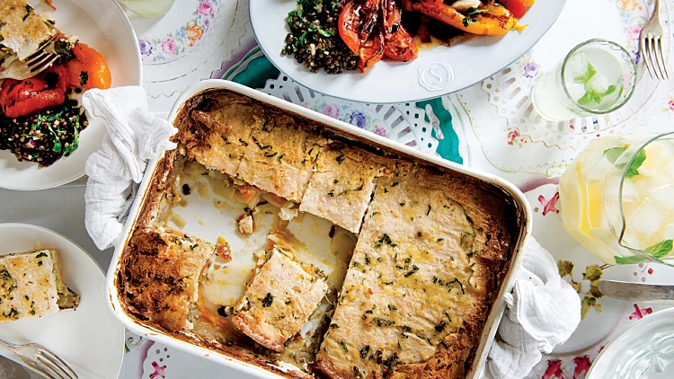 מתכון לגראטן ירקות וטופו