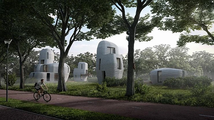 מבני בטון בהדפסת תלת ממד