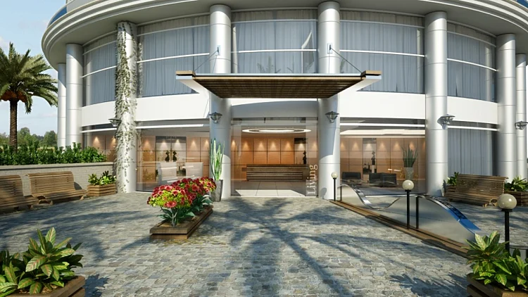 מרכז מסחרי יוקרתי בצומת הפיל בצפון תל אביב - הדמיה