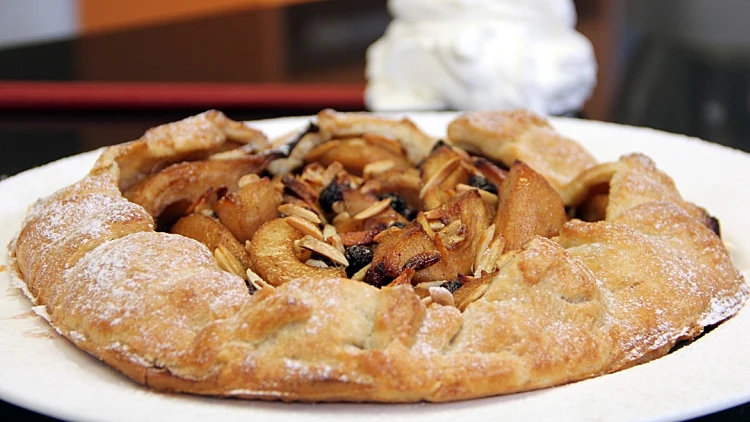 פאי תפוחים עם אוכמניות