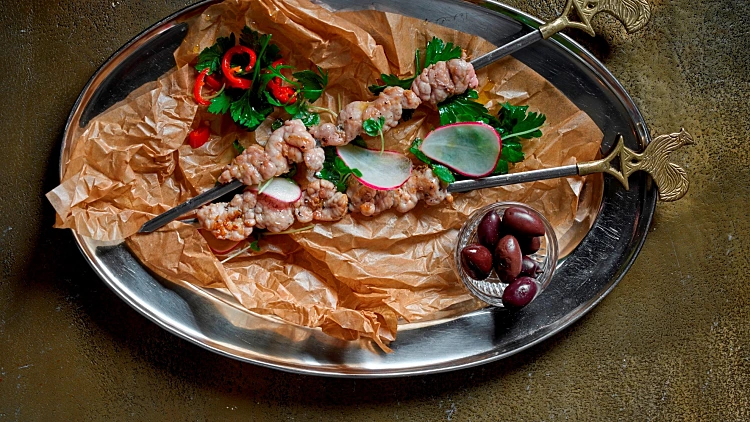 סוד ירושלמי: שיפוד שקדי עגל של "מוריס"