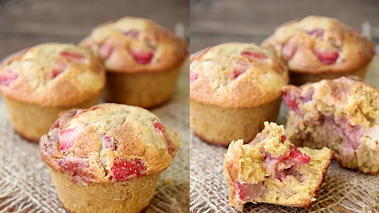 מאפינס תותים ומייפל