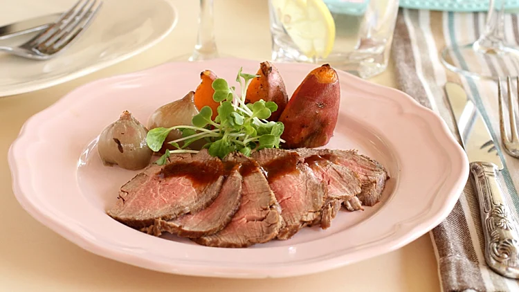 פילה שלוק ברוטב חזרת