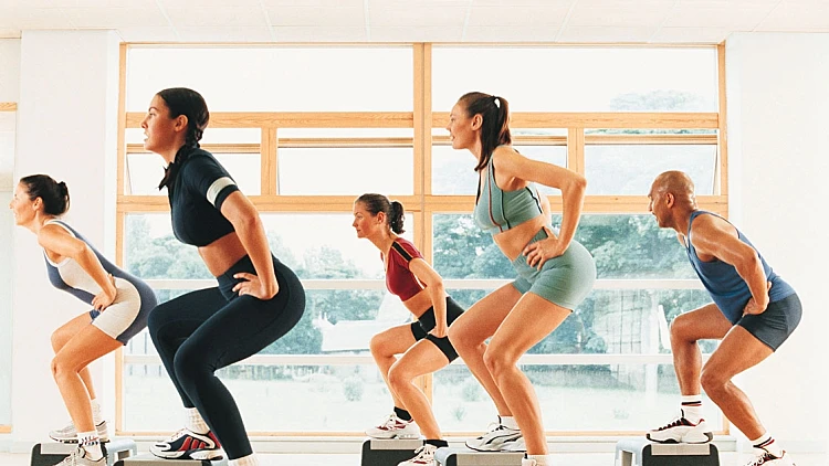 אימון בחוג בחדר כושר