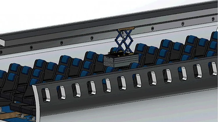 עגלת המטוס הנתלית