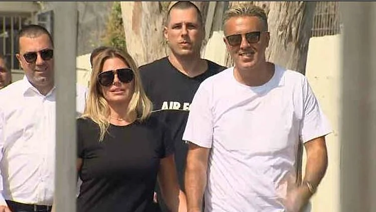 קובי פרץ לאחר שחרורו מהכלא