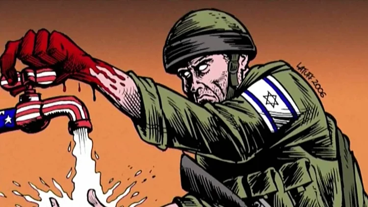 קריקטורה אנטישמית נגד ישראל