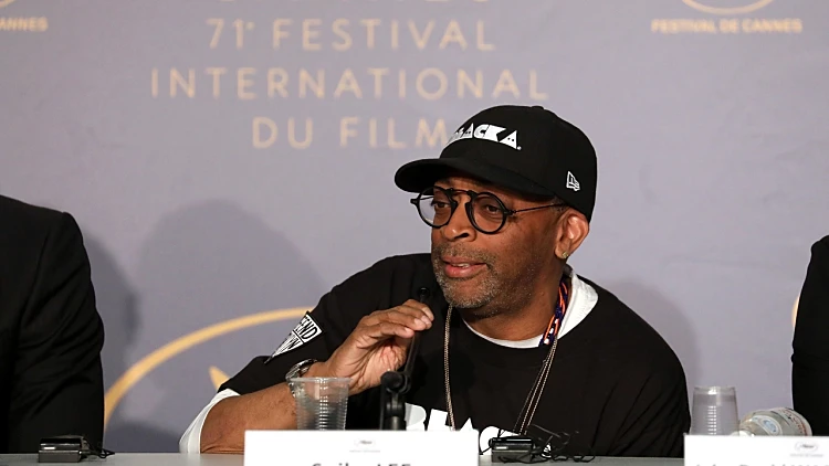 ספייק לי במסיבת עיתונאים