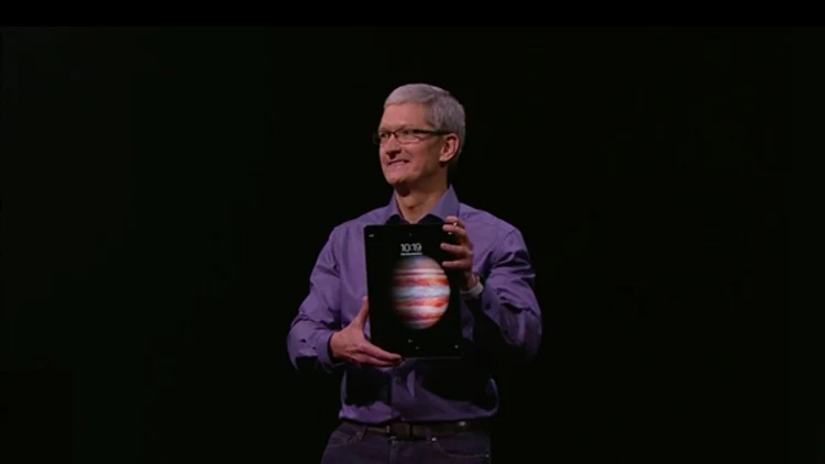 טים קוק מכריז על האייפד פרו
