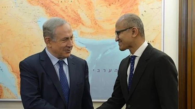 מנכ"ל מיקרוסופט וביבי