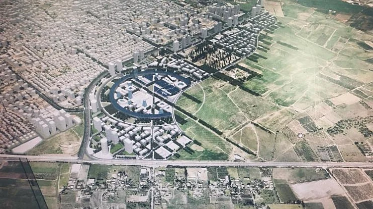 הדמיית מזרח העיר רחובות