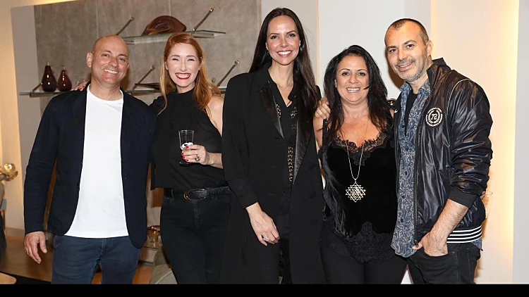 מימין: גדי אלימלך, מיכל נוף, רוית אסף, שירלי גליק, יגאל סייג , צילום: רונן מחלב