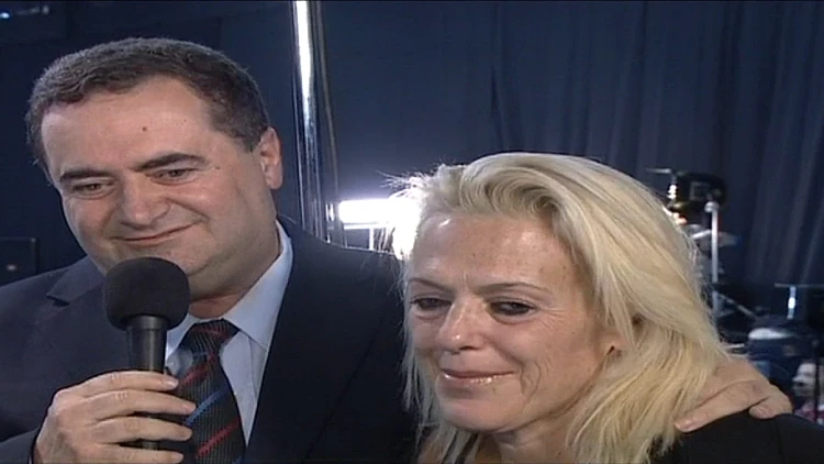 שר התחבורה ישראל כץ ואישתו