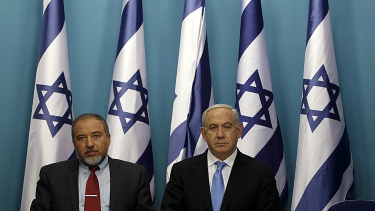 בנימין נתניהו אביגדור ליברמן