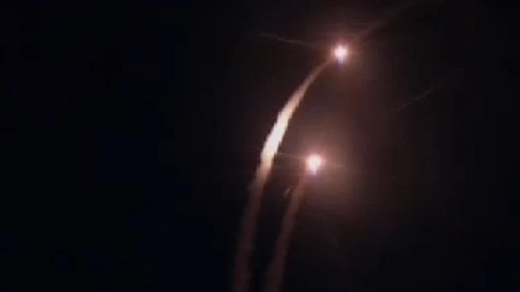 יירוט של כיפת ברזל בגוש דן