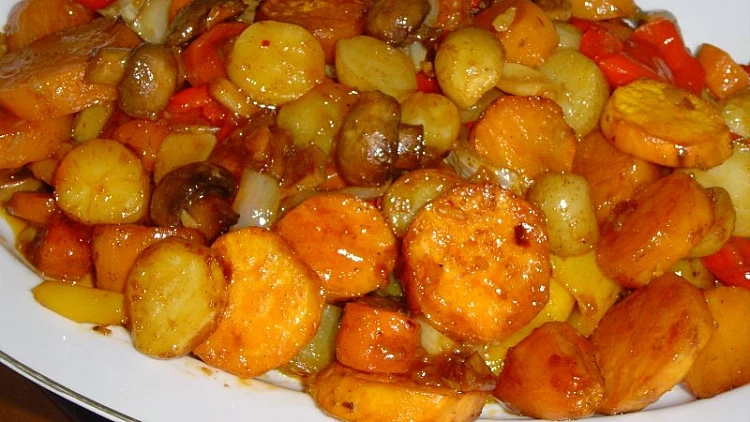 מתכון לירקות צלויים בשקית קוקי