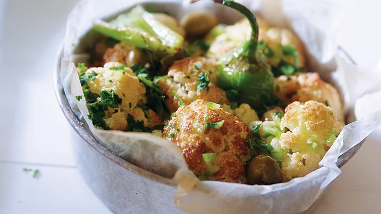 כרוביות ברוטב לימון וזעתר