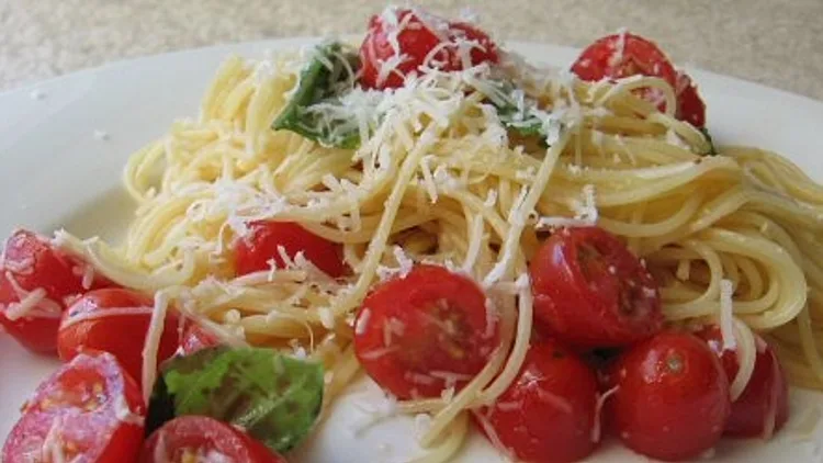 ספגטי עם עגבניות שרי - סמסונג אינדוקציה