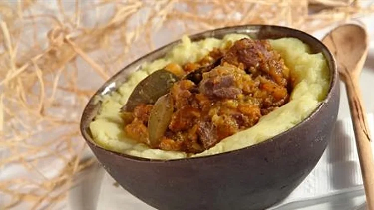 צלי בשר עם פירה - כיריים סמסונג אינדוקציה