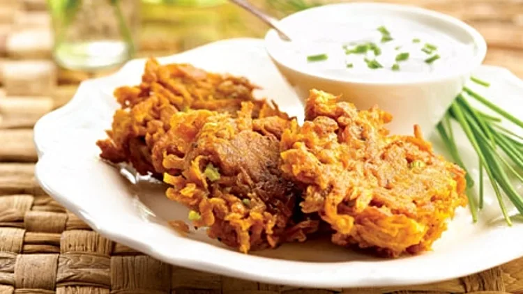 לביבות תפוחי אדמה ובטטה