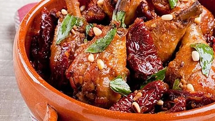 עוף עם עגבניות