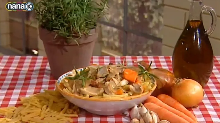 פסטה עם צלי עוף ביין