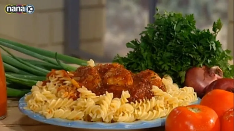 כדורי הודו אפויים על פסטה