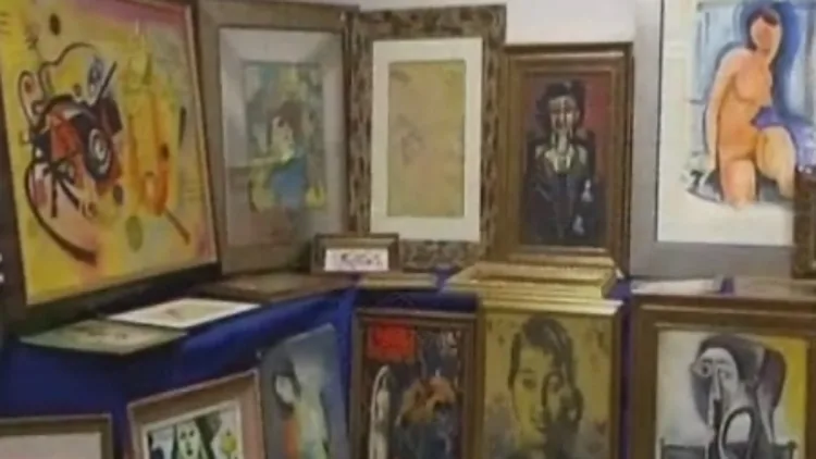 ציורים מפורסמים מזוייפים שנתפסו בפורטוגל