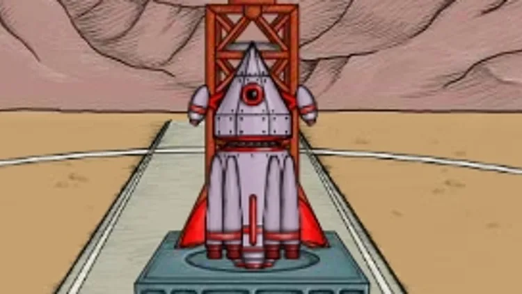 חללית מצויירת