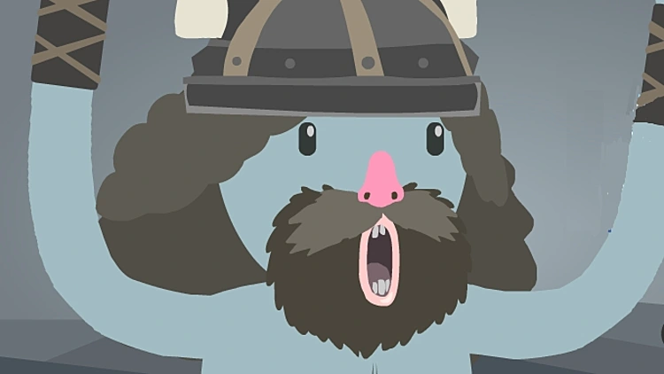 איש כחול מצויר