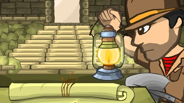 בחור מצוייר במקדש