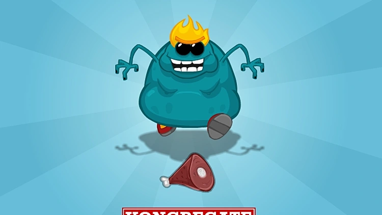 גוש כחול מצוייר עם פנים