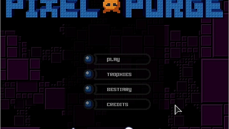 תפריט מסך עם ציור של חייזר