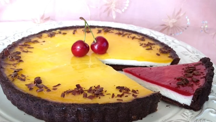 עוגת גבינה פסיפלורה