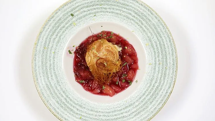 מתכון לכדורי קדאיף ממולאים גבינות עם ריבת נקטרינות