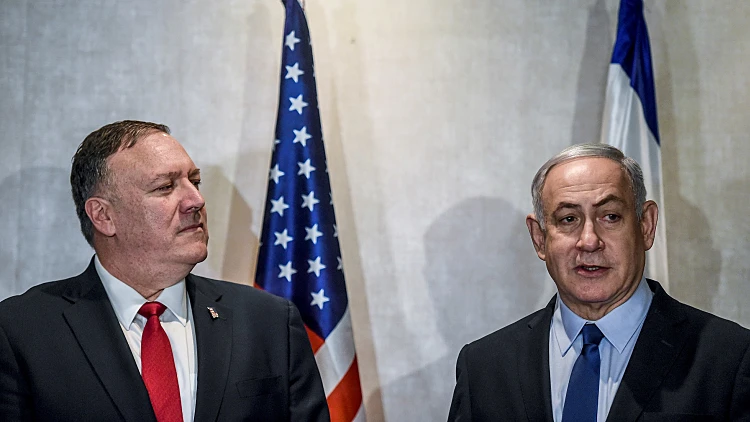 The United States Secretary Of State Mike Pompeo Meets Israeli Prime Minister Benjamin Netanyahu In Lisbon