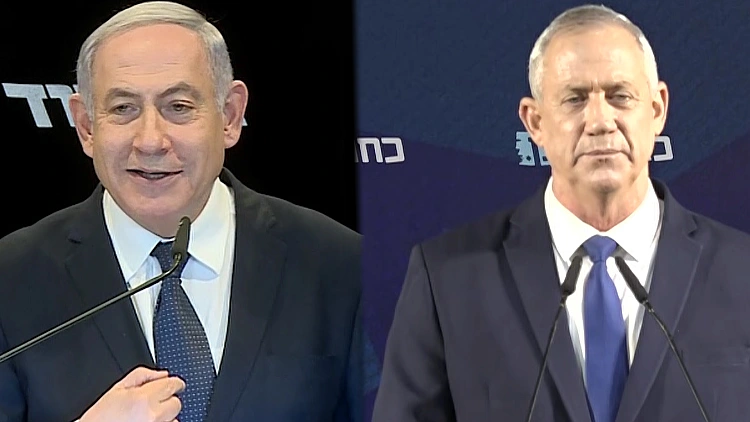 בנימין נתניהו, בני גנץ