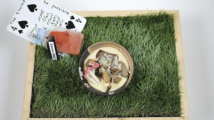 מתכון לפולנטה תירס, מיקס פטריות יער ושיקוי סלק של השף מושיק רוט