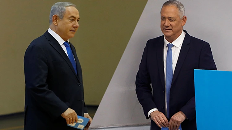 כחול לבן מנסה לקדם חוק שימנע ממועמד תחת אישום להרכיב ממשלה