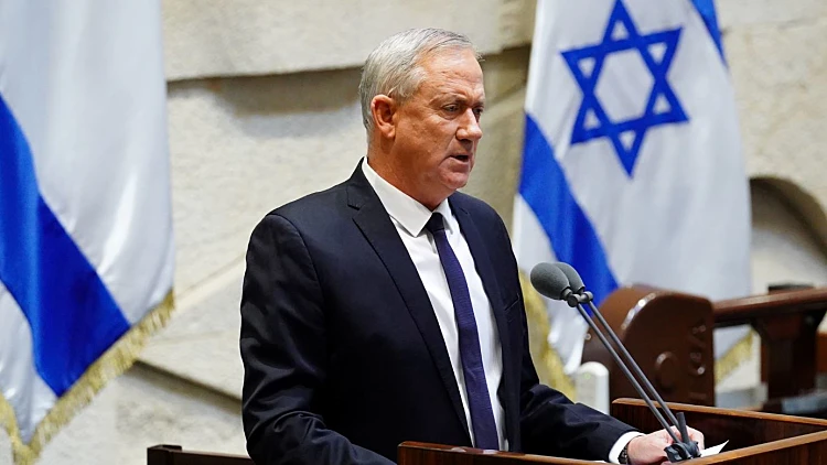 גנץ על סיפוח: "אם הפלסטינים לנצח יגידו 'לא' - נתקדם בלעדיהם"